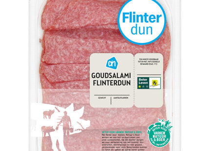Flinterdunne goudsalami