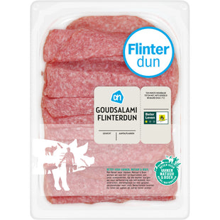 Flinterdunne goudsalami
