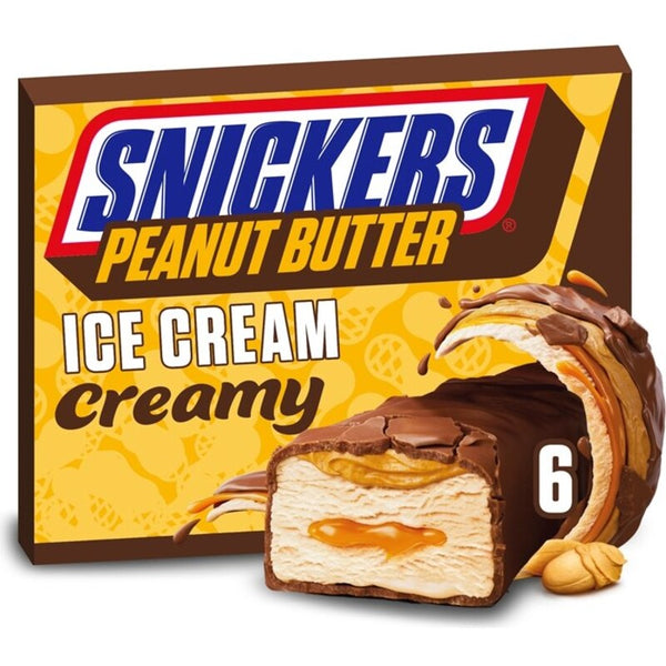 Snickers Peanut butter ice cream creamy