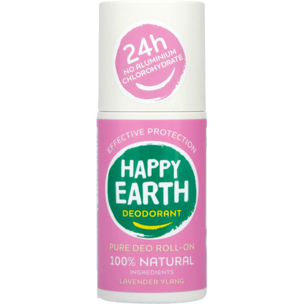 Happy Earth Lavender Ylang Deodorant Roller