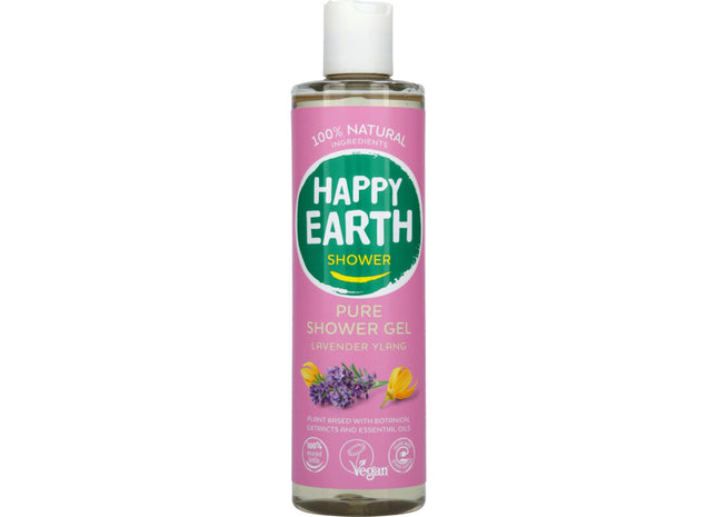 Happy Earth Pure shower gel lavender ylang