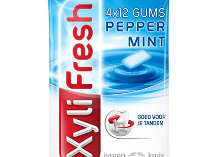 XyliFresh Peppermint gum sugarfree 4-pack