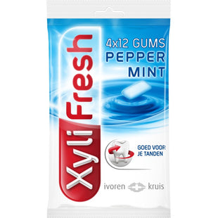 XyliFresh Peppermint gum sugarfree 4-pack