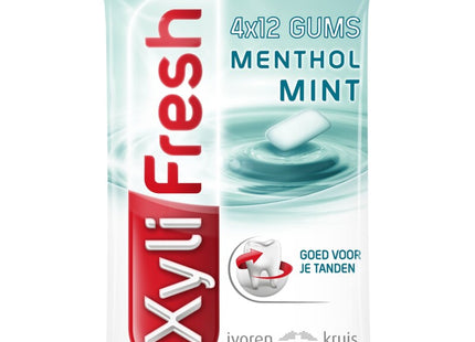 XyliFresh Mentholmint gum sugarfree 4-pack