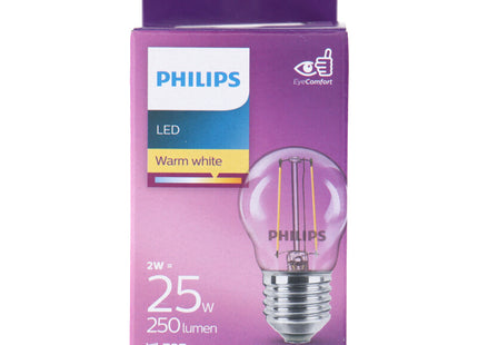 Philips LED-Fil-Glühbirne, klar, E27, 25 W