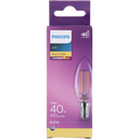 Philips LED filament candle clear E14 40W