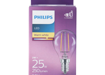 Philips Led fil kogel helder E14 25W