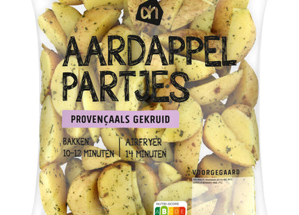 Aardappel partjes provencaals gekruid