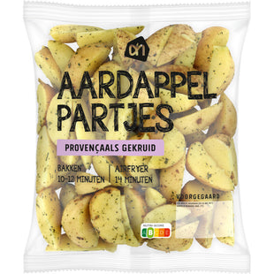 Aardappel partjes provencaals gekruid