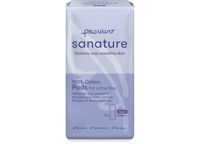 Sanature Cotton Inkontinenzeinlage Super