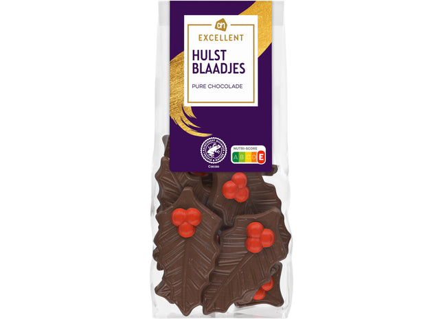 Excellent Hulstblaadjes pure chocolade