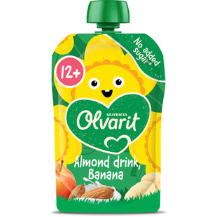 Olvarit Squeeze Frucht-Mandel-Getränk Banane 12 Monate+