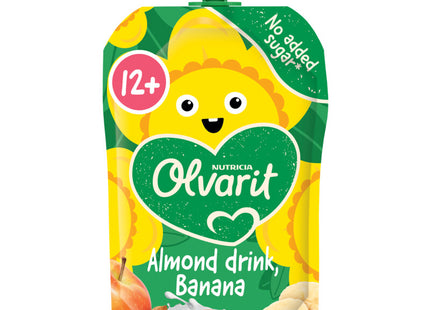 Olvarit Knijpfruit amandeldrink banaan 12m+