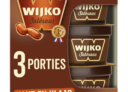 Wijko Satésaus kant en klaar 3-pack