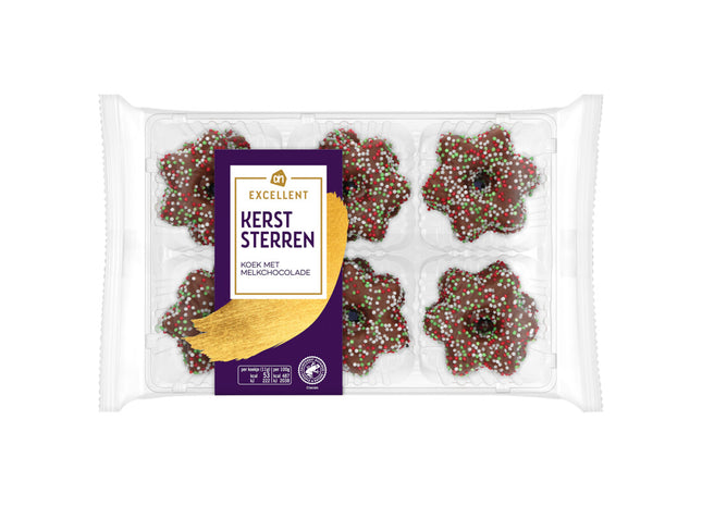 Excellent Kerststerren koek met melkchocolade