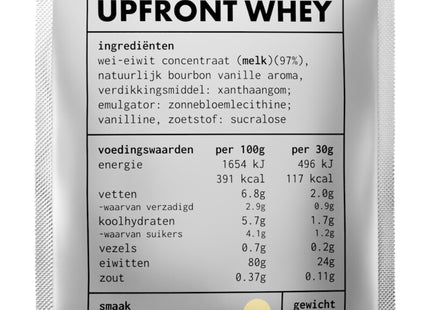 Upfront Whey vanille