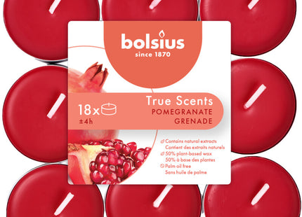 Bolsius True scents geurtheelichten granaatappel