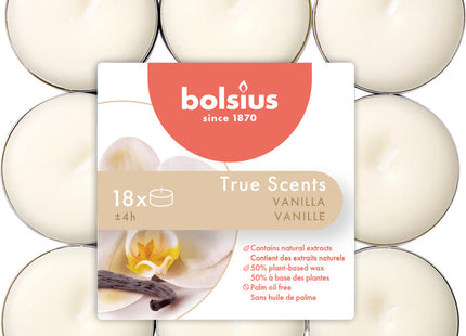 Bolsius True scents scented tea lights vanilla
