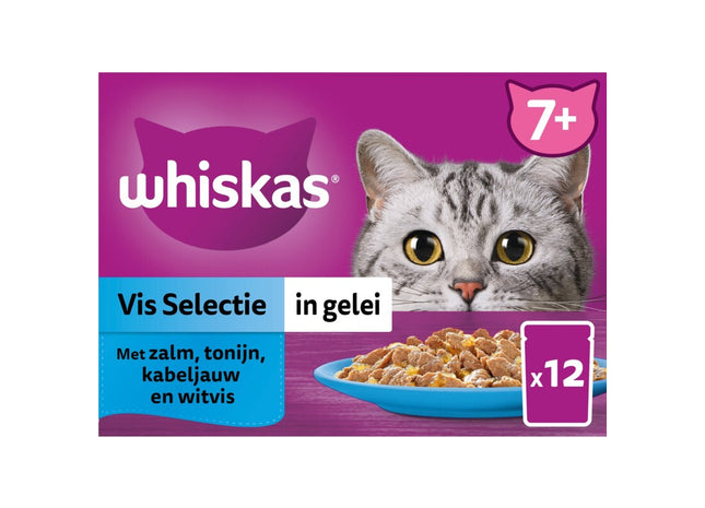 Whiskas 7+ Fischauswahl in Gelee