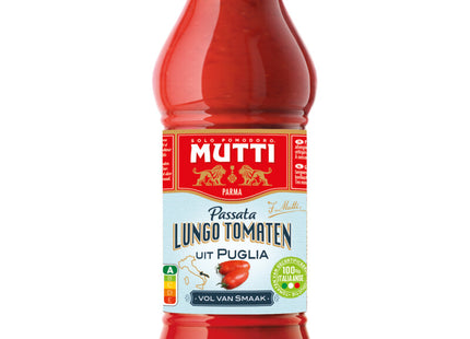 Mutti Passata from lungo tomatoes from Puglia