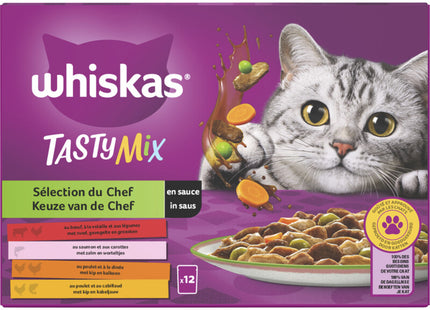 Whiskas Tasty mix keuze van de chef in saus