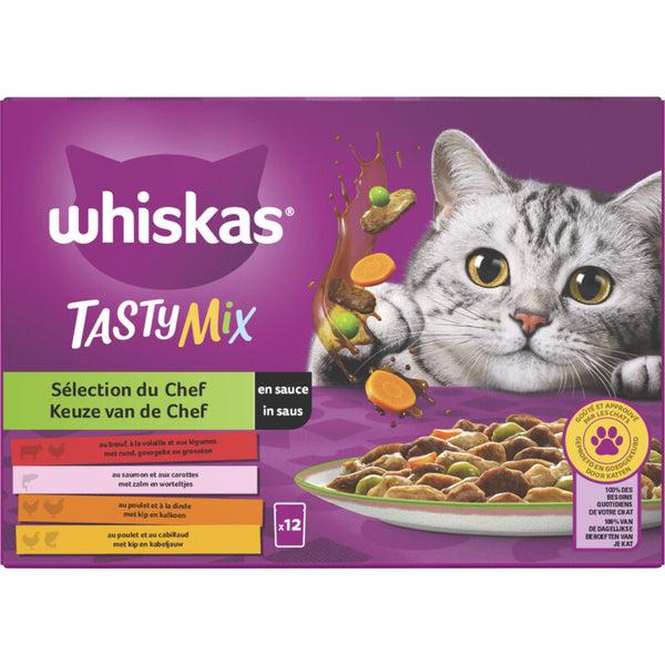 Whiskas Tasty mix chef's choice in sauce