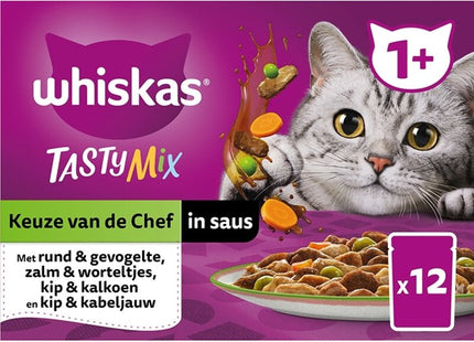 Whiskas Tasty mix keuze van de chef in saus