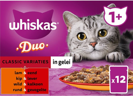 Whiskas Duo classic selectie in gelei