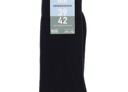 Blue Men's socks dark blue 39-42