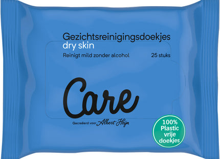 Care Dry skin facial wipes