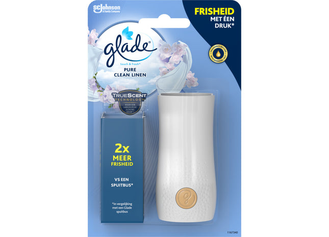 Glade Touch & fresh houder pure clean linen