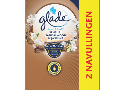 Glade Touch & fresh sandalwood navulling