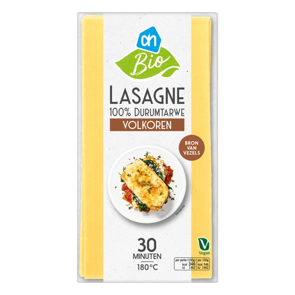 Biologisch Lasagne volkoren
