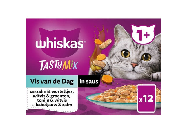 Whiskas Leckere Mischung aus Fisch des Tages in Soße