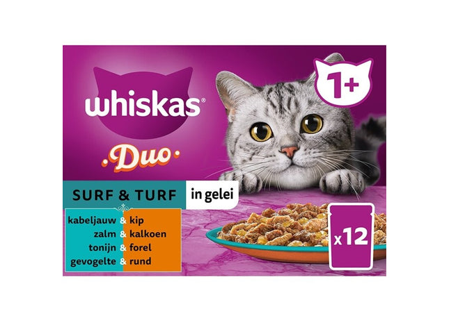 Whiskas Duo Surf&amp;Peat in Gelee