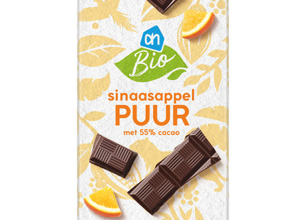 Biologisch Reep sinaasappel puur 55% cacao