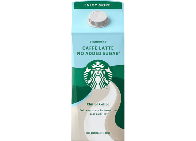 Starbucks Caffe latte no added sugar