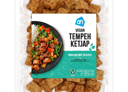 Vegan soy sauce tempeh