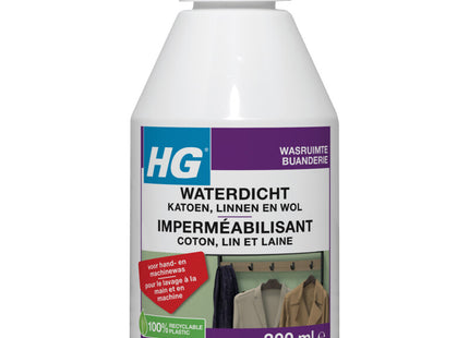 HG Waterdicht katoen, linnen, wol, meng