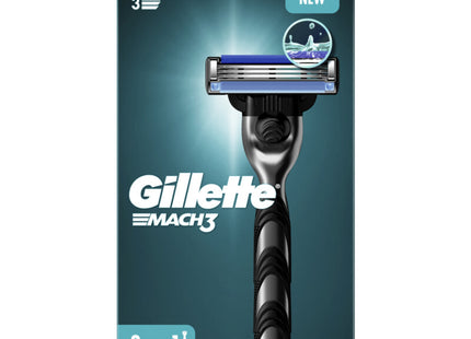 Gillette Mach3 handle + 3 scheermesjes