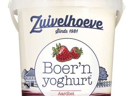 Zuivelhoeve Boer'n yoghurt aardbei  Dutchshopper