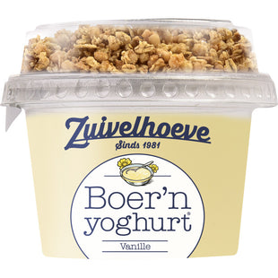 Zuivelhoeve Boer'n yoghurt vanille & muesli  Dutchshopper