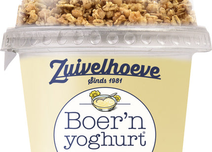 Zuivelhoeve Boer'n yoghurt vanille & muesli