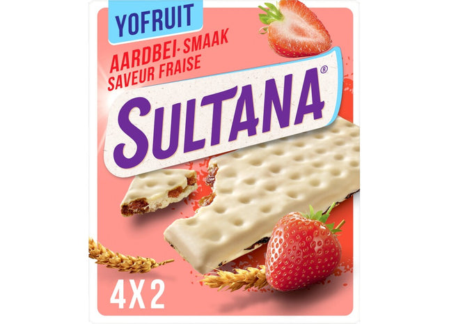 Sultana Yofruit aardbei smaak