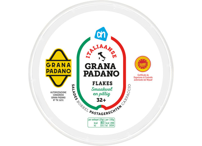 Italiaanse grana padano 32+ flakes