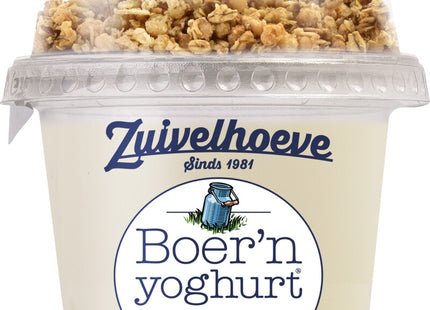 Zuivelhoeve Boer'n yoghurt naturel & muesli