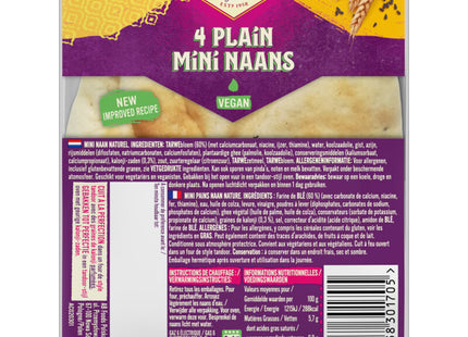 Patak's Mini naan plain