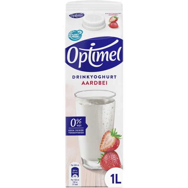 Optimel Drinkyoghurt aardbei  Dutchshopper