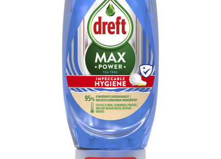 Dreft Dishwashing liquid max power hygiene