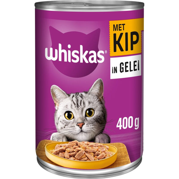 Whiskas Adult 1+ jaar kip in gelei  Dutchshopper